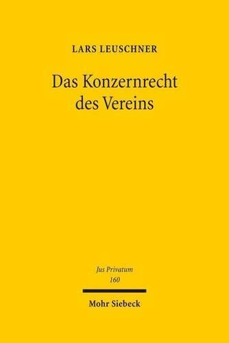 Das Konzernrecht des Vereins
