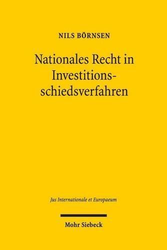 Nationales Recht in Investitionsschiedsverfahren