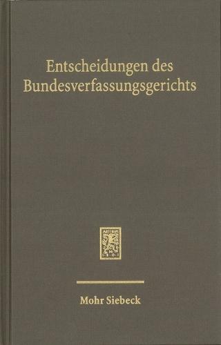 Entscheidungen des Bundesverfassungsgerichts (BVerfGE): Band 150