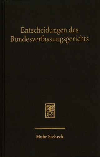 Entscheidungen des Bundesverfassungsgerichts (BVerfGE): Band 169