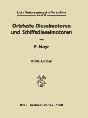 Ortsfeste Dieselmotoren Und Schiffsdieselmotoren