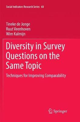 Diversity in Survey Questions on the Same Topic: Techniques for Improving Comparability
