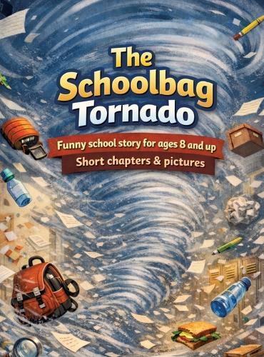 The Schoolbag Tornado: Funny school story for ages 8 and up Short chapters & pictures