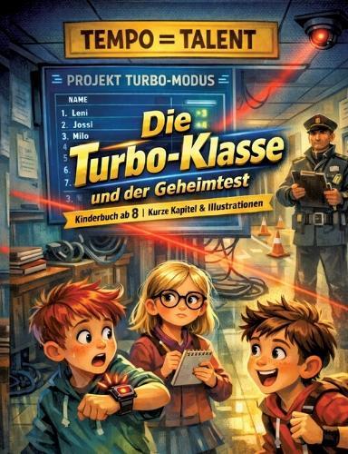Die Turbo-Klasse und der Geheimtest: Kinderbuch ab 8 Kurze Kapitel & Illustrationen