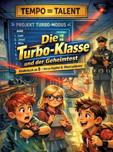 Die Turbo-Klasse und der Geheimtest: Kinderbuch ab 8 Kurze Kapitel & Illustrationen