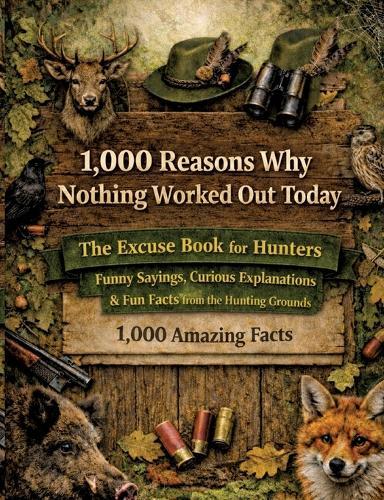 1,000 reasons why nothing worked out today: The excuse book for hunters: funny sayings, curious explanations & fun facts from the hunting ground - 1,000 amazing facts