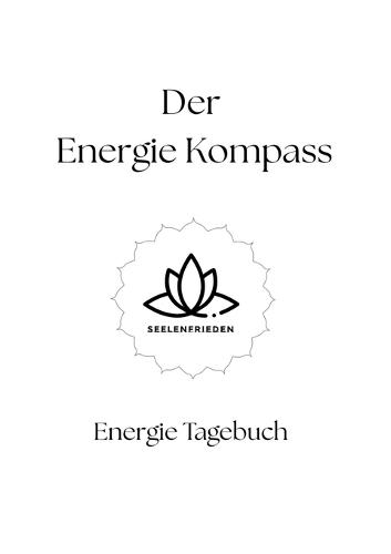 Der Energie Kompass: Energie Tagebuch