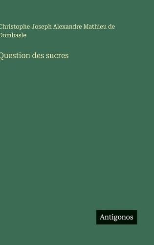 Question des sucres
