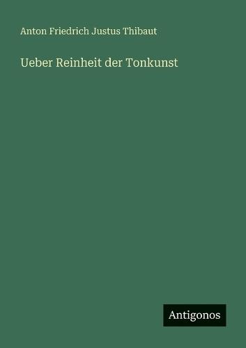 Ueber Reinheit der Tonkunst