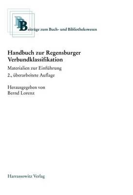 Handbuch Zur Regensburger Verbundklassifikation: Materialien Zur Einfuhrung