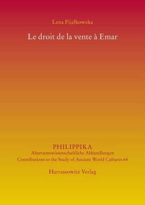 Le Droit de la Vente a Emar