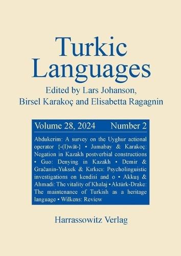 Turkic Languages 28 (2024) 2