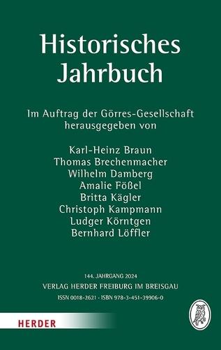 Historisches Jahrbuch: 144. Jahrgang 2024