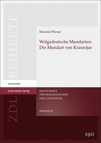 Wolgadeutsche Mundarten: Die Mundart Von Krasnojar