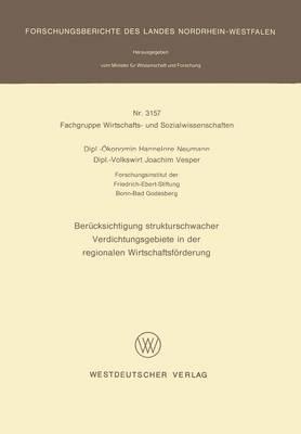 Berücksichtigung strukturschwacher Verdichtungsgebiete in der regionalen Wirtschaftsförderung