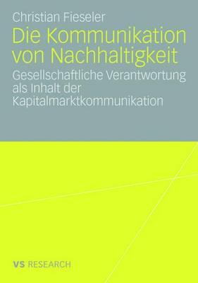Die Kommunikation Von Nachhaltigkeit