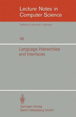 Language Hierarchies and Interfaces: International Summer School