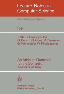 An Attribute Grammar for the Semantic Analysis of ADA