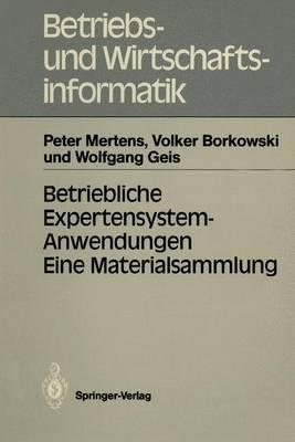 Betriebliche Expertensystem-Anwendungen