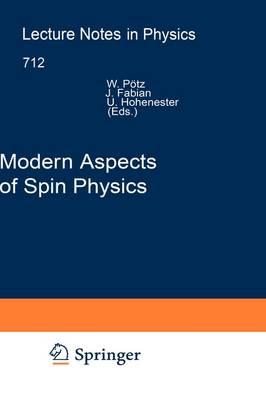 Modern Aspects of Spin Physics