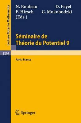 Séminaire de Théorie du Potentiel Paris, No. 9
