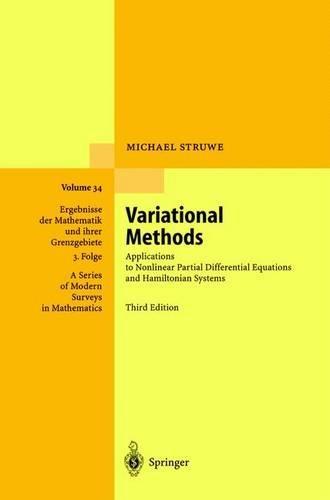 Variational Methods: Applications to Nonlinear Partial Differential Equations and Hamiltonian Systems