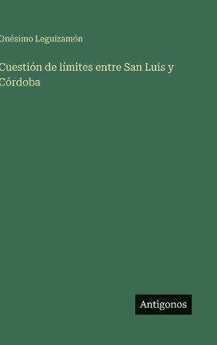 Cuestión de límites entre San Luis y Córdoba