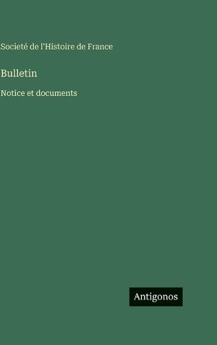 Bulletin: Notice et documents