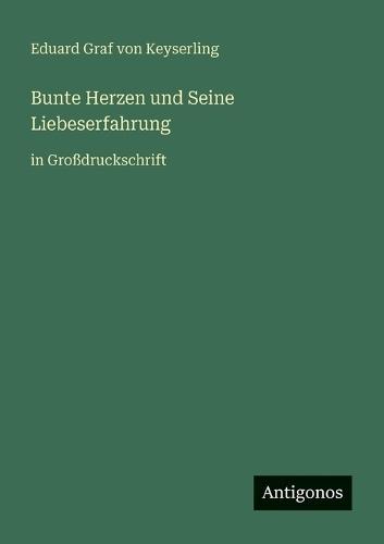 Bunte Herzen und Seine Liebeserfahrung: in Großdruckschrift