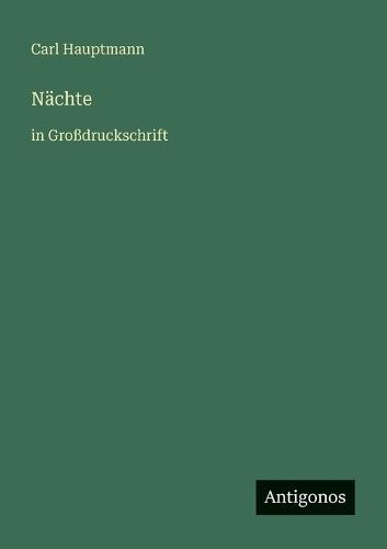 Nächte: in Großdruckschrift