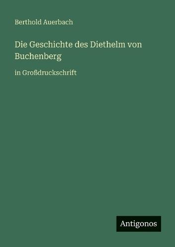 Die Geschichte des Diethelm von Buchenberg: in Großdruckschrift