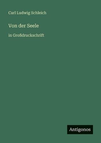 Von der Seele: in Großdruckschrift