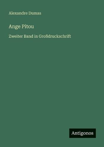 Ange Pitou: Zweiter Band in Großdruckschrift