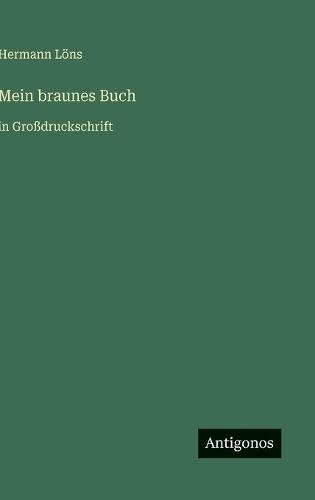 Mein braunes Buch: in Großdruckschrift