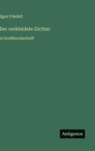 Der verkleidete Dichter: in Großdruckschrift
