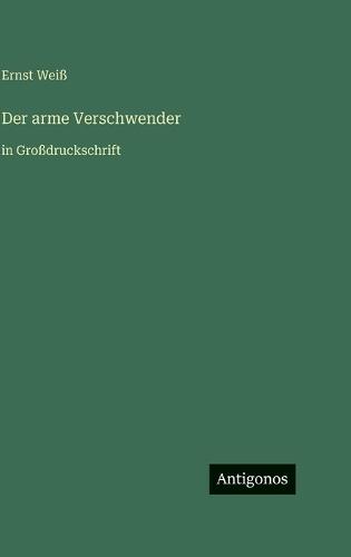 Der arme Verschwender: in Großdruckschrift