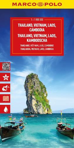 Thailand, Vietnam, Laos, Cambodia Marco Polo Map