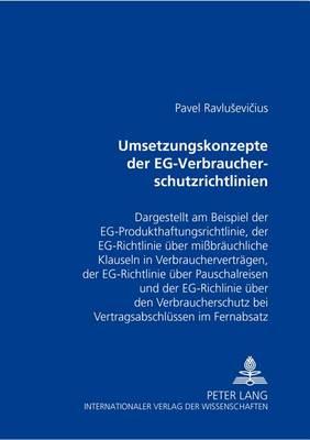 Umsetzungskonzepte Der Eg-Verbraucherschutzrichtlinien