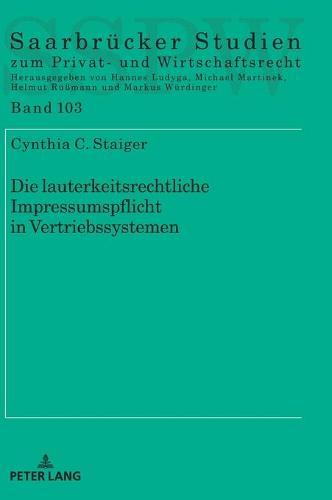 Die lauterkeitsrechtliche Impressumspflicht in Vertriebssystemen