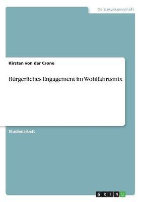 Burgerliches Engagement Im Wohlfahrtsmix