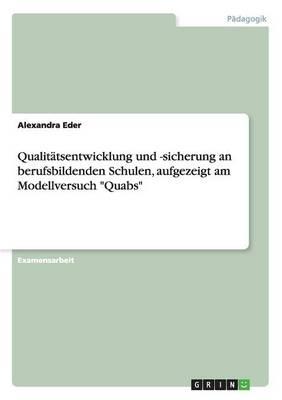 Qualitatsentwicklung und -sicherung an berufsbildenden Schulen, aufgezeigt am Modellversuch  Quabs