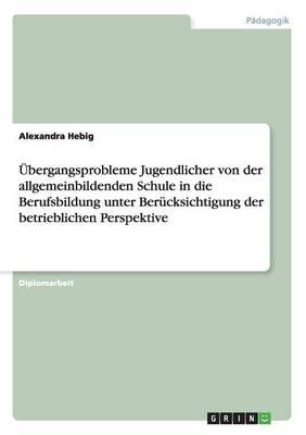 UEbergangsprobleme Jugendlicher in die Berufsbildung