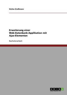 Erweiterung Einer Web-Datenbank-Applikation Mit Ajax-Elementen