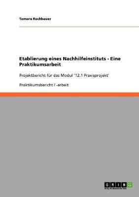 Etablierung Eines Nachhilfeinstituts - Eine Praktikumsarbeit