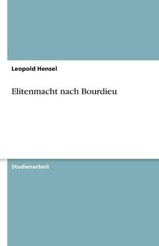 Elitenmacht nach Bourdieu