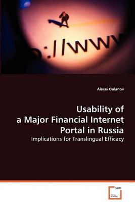 Usability of a Major Financial Internet Portal in Russia