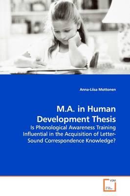 M.A. in Human Development Thesis