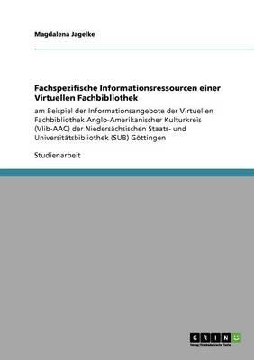 Fachspezifische Informationsressourcen einer Virtuellen Fachbibliothek