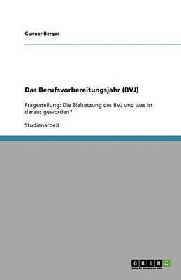 Das Berufsvorbereitungsjahr (BVJ): Fragestellung: Die Zielsetzung des BVJ und was ist daraus geworden?