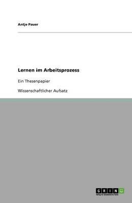 Lernen im Arbeitsprozess